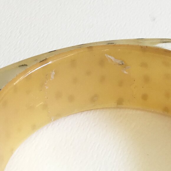 Kate Spade Pop Art Ikat Resin Lucite Dot Design Bangle Bracelet - Picture 9 of 9